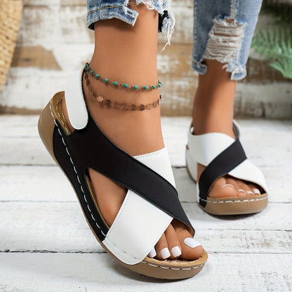 Sandalias Mujer Cuña Plataforma Suela Acolchada
