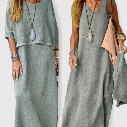 Conjunto Mujer Dos Piezas Elegante Ajuste Moderno