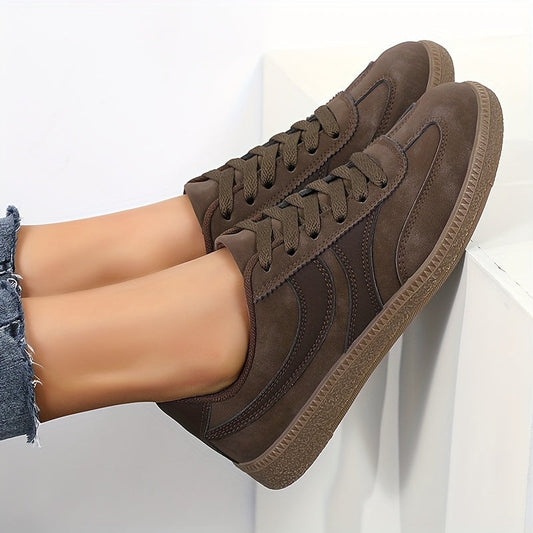Zapatillas Mujer Vintage con Cordones Estilo Urbano - Mavetta