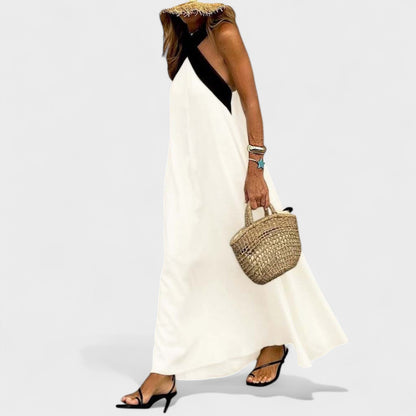 Vestido maxi mujer de verano estilo elegante