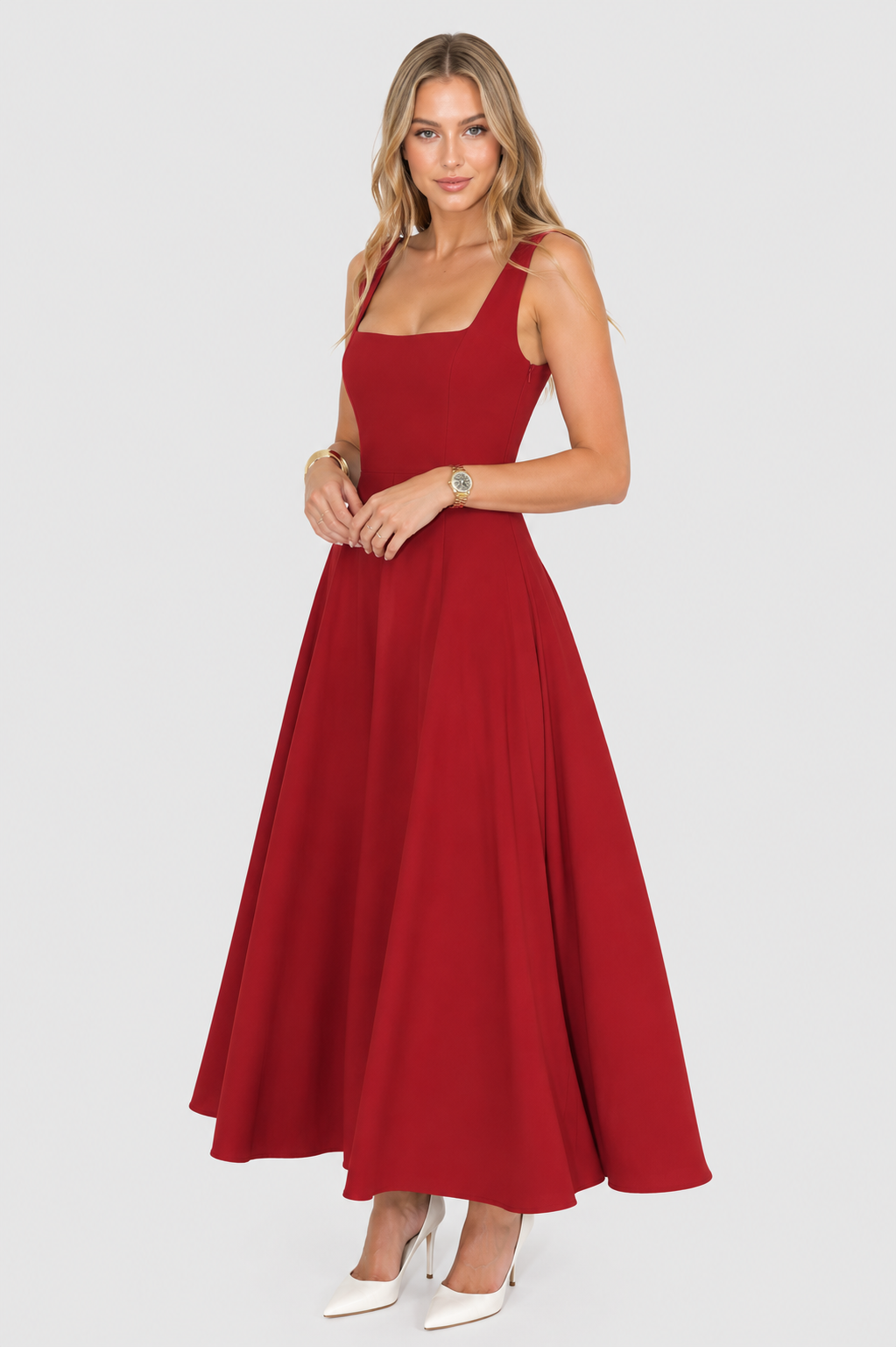 Vestido Mujer Elegante Corte Grace