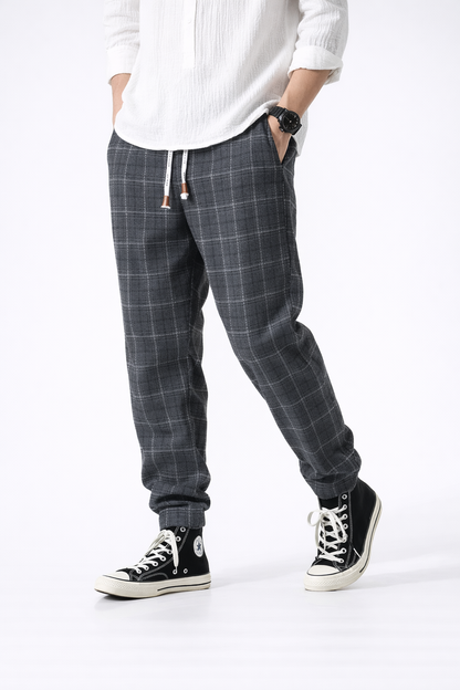 Pantalones Hombre de Algodón Cómodos Ajuste Regular