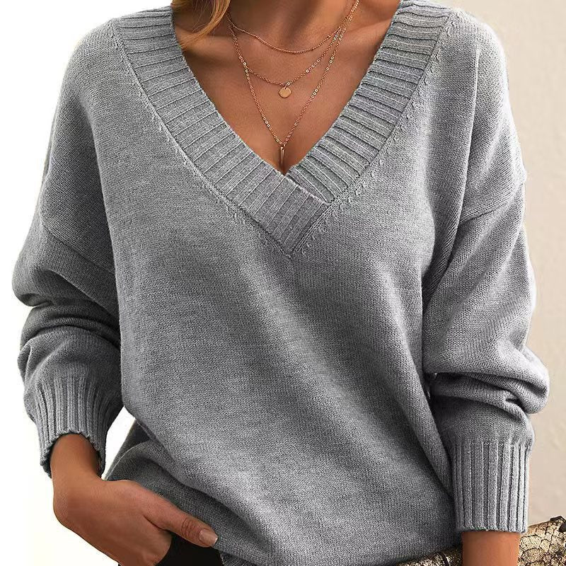 Jersey Mujer de Punto Suave y Ajuste Clásico