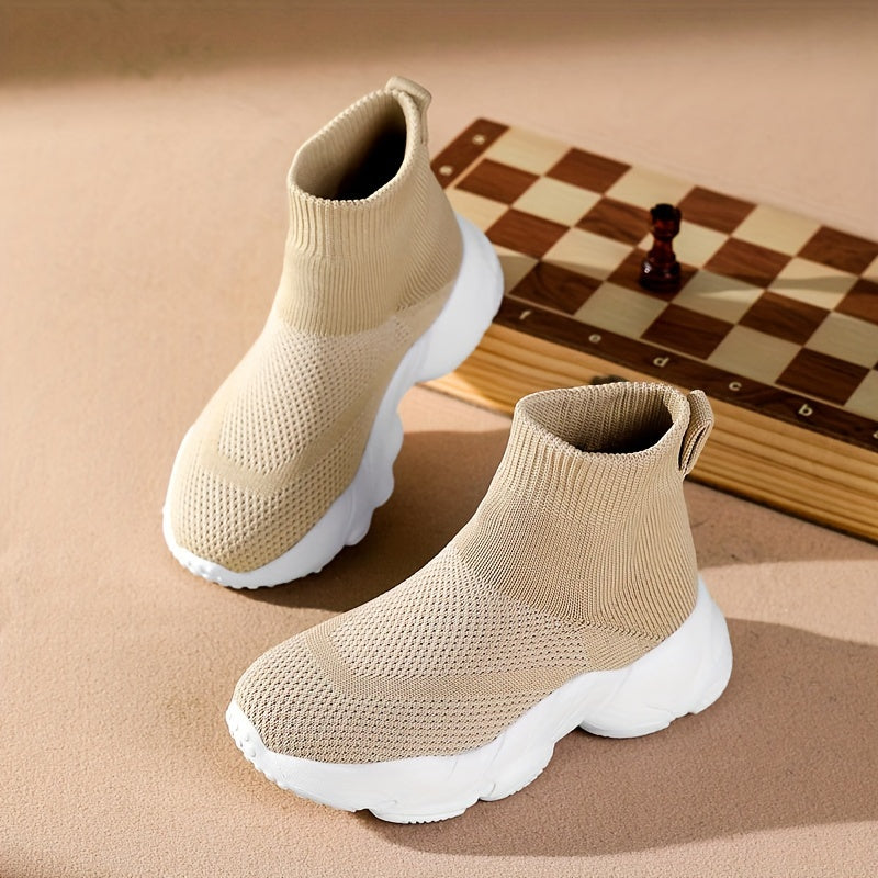Zapatillas Calcetín Unisex Niños Transpirables Ajuste Cómodo