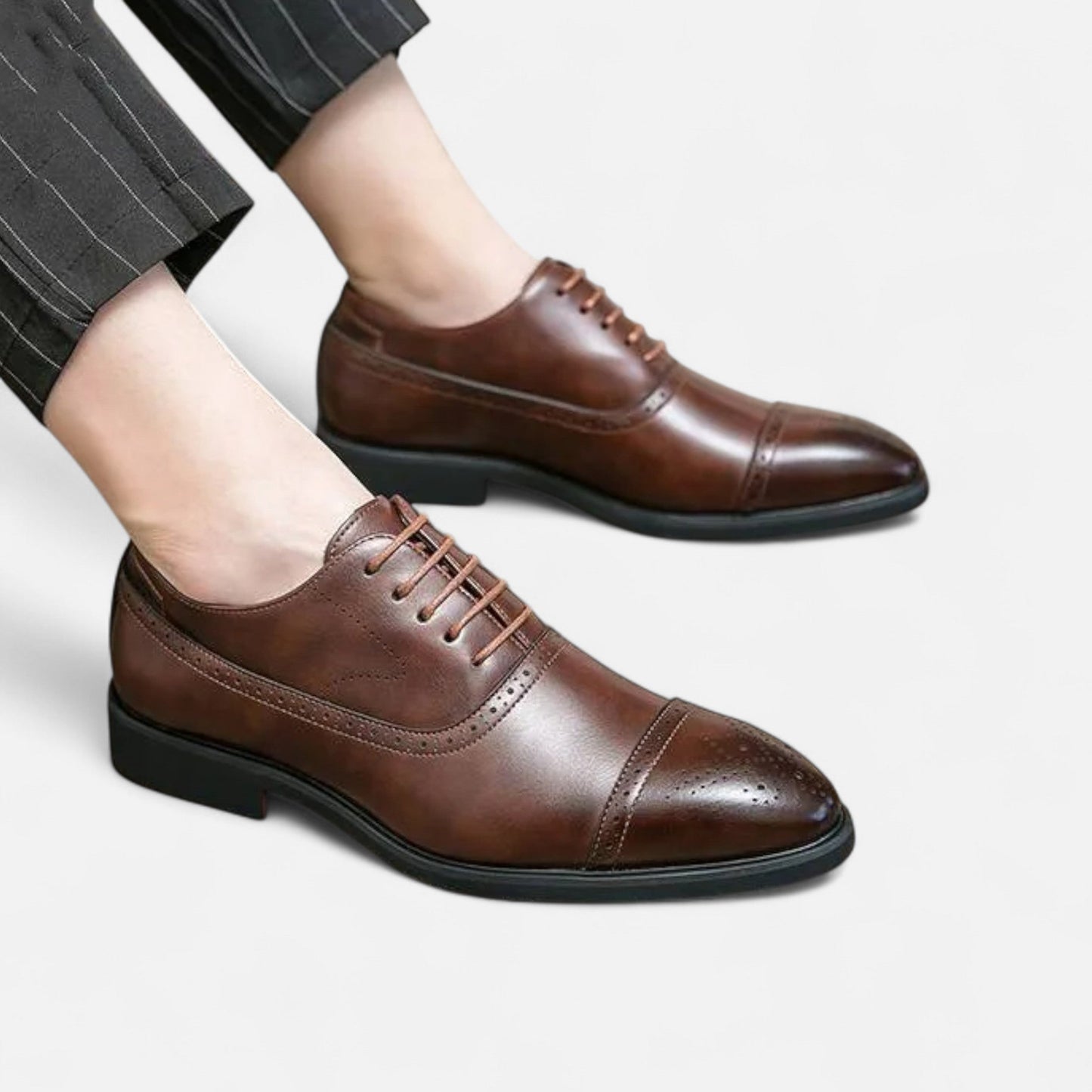 Zapatos de vestir hombre con cordones punta estilizada