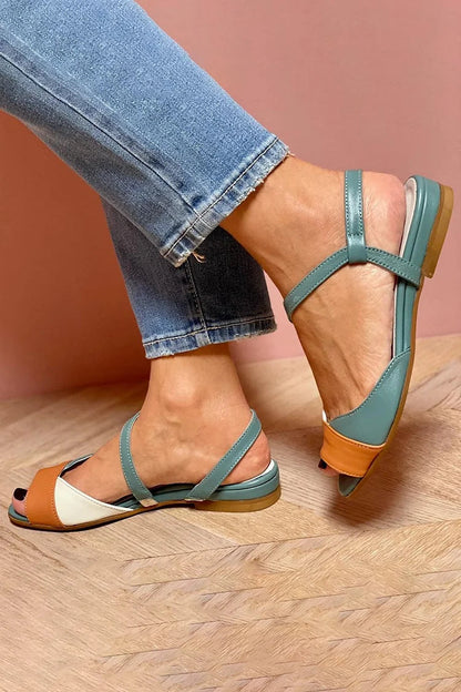 Sandalias Mujer Plataforma Diseño Bloques