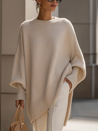 Jersey Mujer Sofisticado Oversize Ajuste Amplio