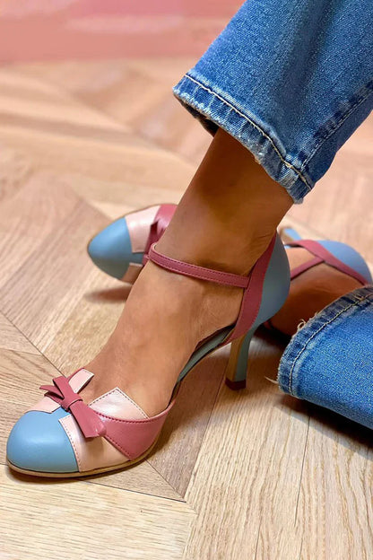 Zapatos Tacón Mujer Estilo Vintage Clásico