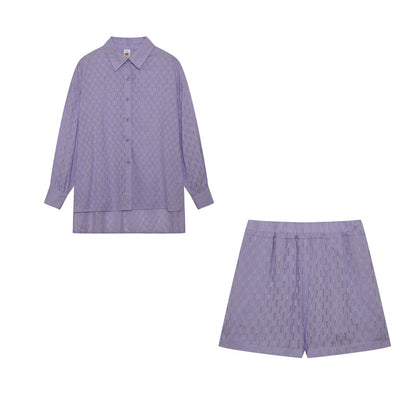 Conjunto Veraniego Mujer Blusa Fluida y Short Ligero