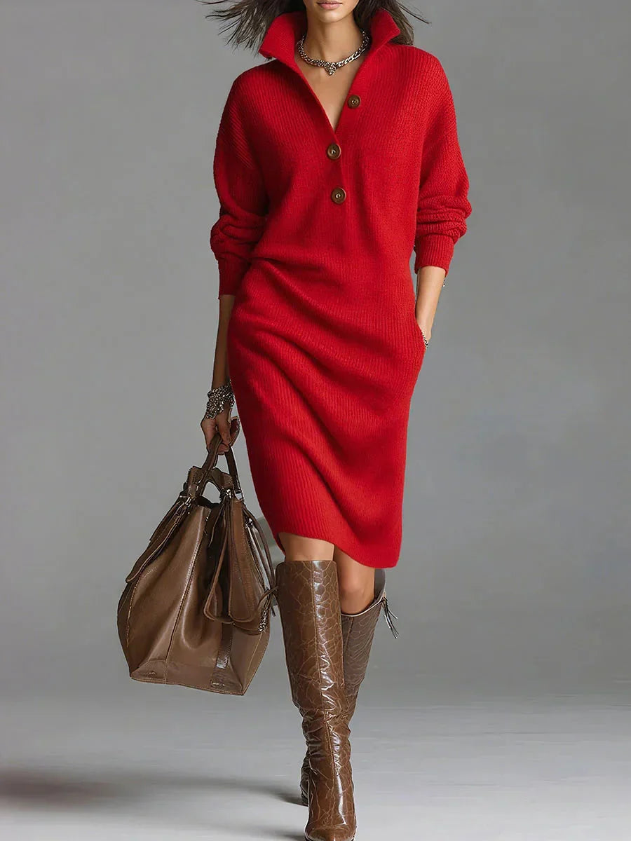 Vestido elegante Mujer de Punto Ajustado