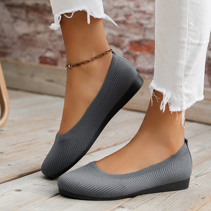 Zapatos ortopédicos mujer sin cordones diseño cerrado planos