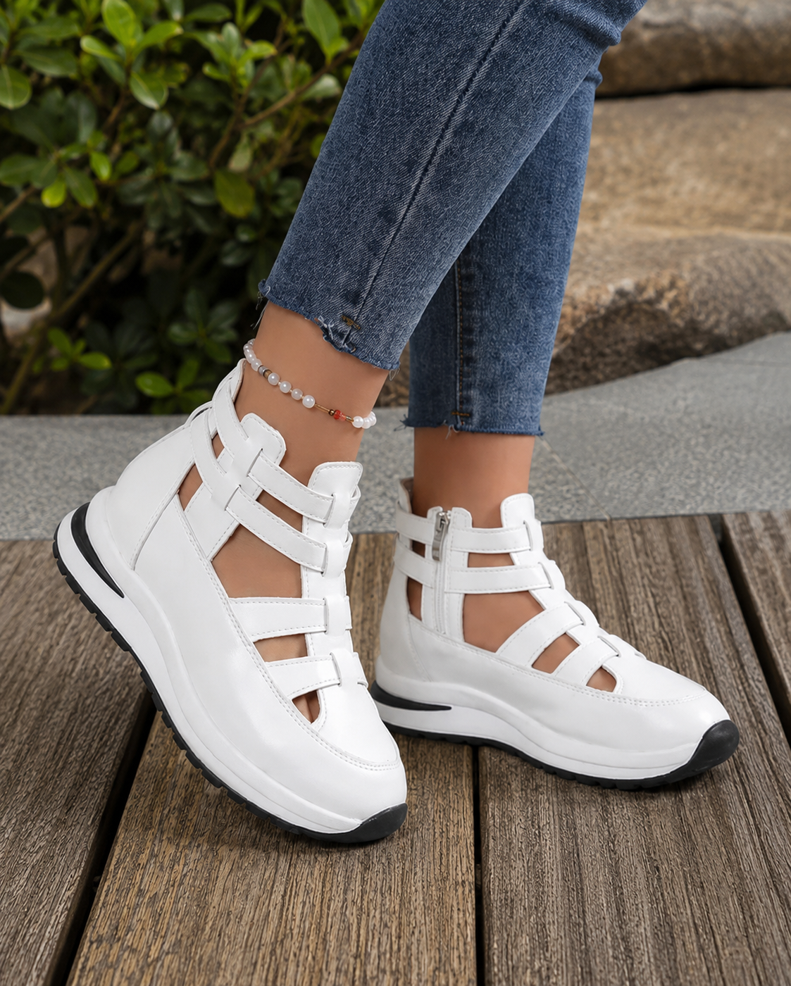 Sandalias Mujer Cuña Comodas Ajuste Ergonómico - Mavetta