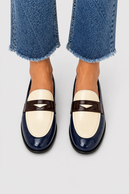 Mocasines Hombre de Piel con Detalle a Contraste - Mavetta
