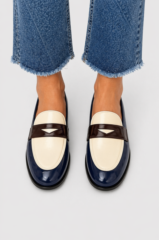 Mocasines Hombre de Piel con Detalle a Contraste - Mavetta