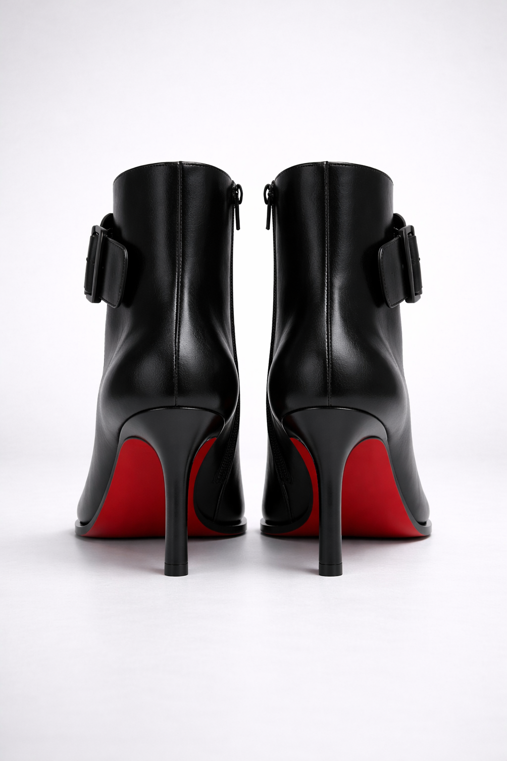 Botines Mujer Tacón Hebilla Oversize Ajuste Comodo