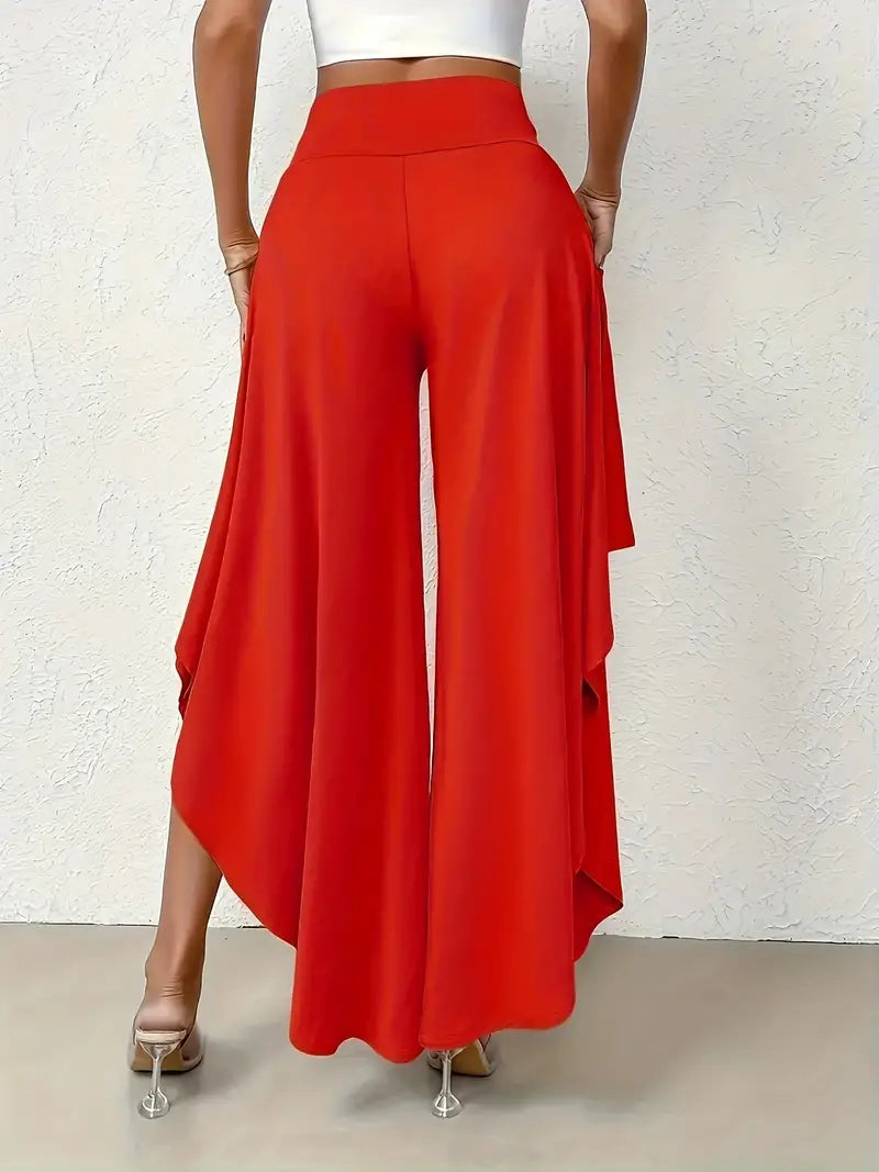 Vestido Mujer Elegante con Dobladillo Asimétrico