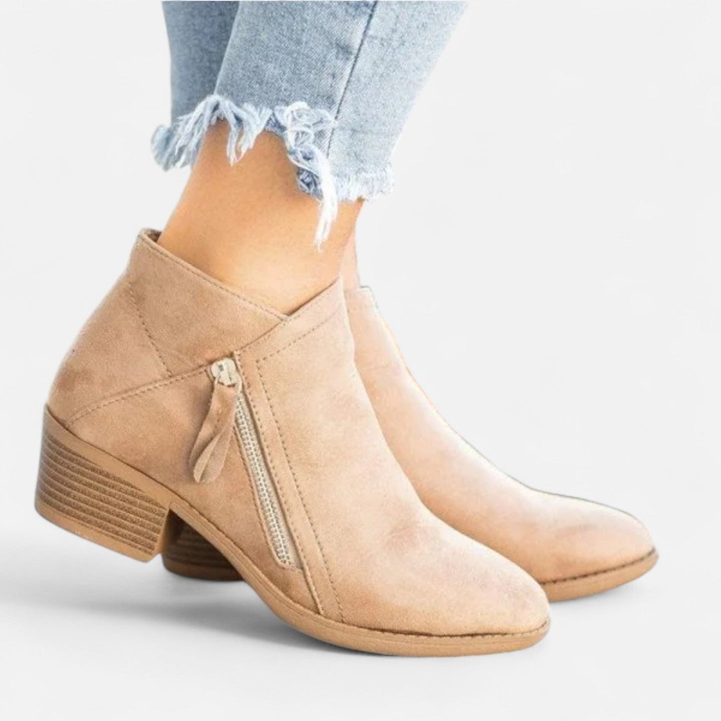 Botas Ortopédicas Mujer de Cuero Comodidad Terapéutica Elegante - Mavetta