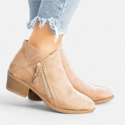 Botas Ortopédicas Mujer de Cuero Comodidad Terapéutica Elegante - Mavetta
