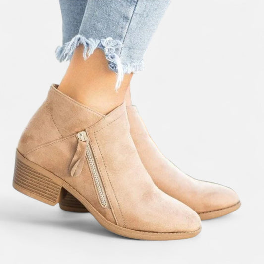 Botas Ortopédicas Mujer de Cuero Comodidad Terapéutica Elegante - Mavetta