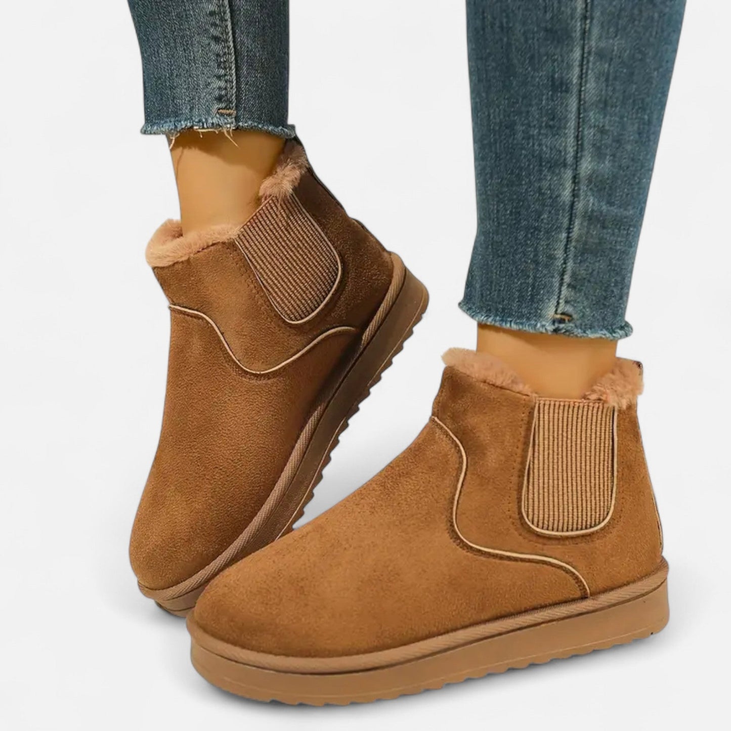 Botines Mujer Invierno Suela Gruesa Elegante