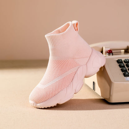 Zapatillas Calcetín Unisex Niños Transpirables Ajuste Cómodo