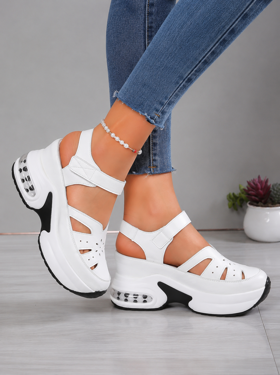 Sandalias Ortopédicas Mujer Acolchadas Confort