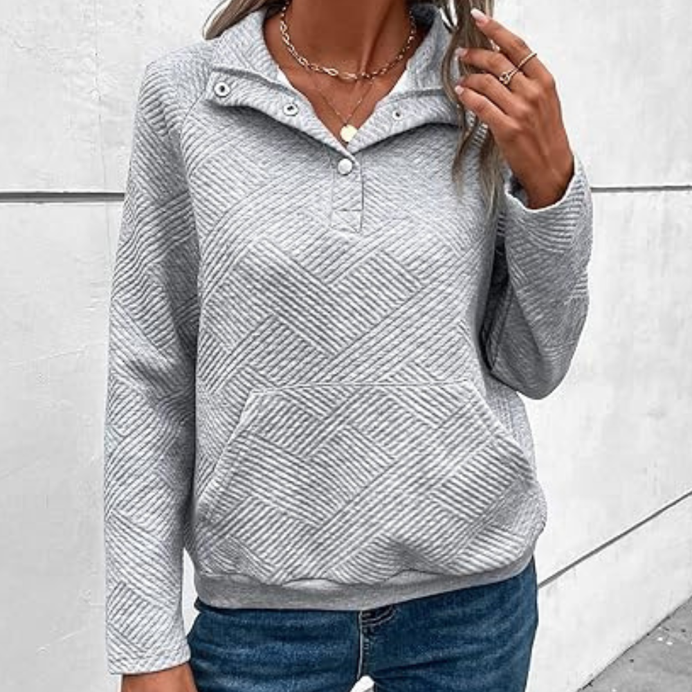 Sudadera Mujer Casual Cuello Redondo Comoda