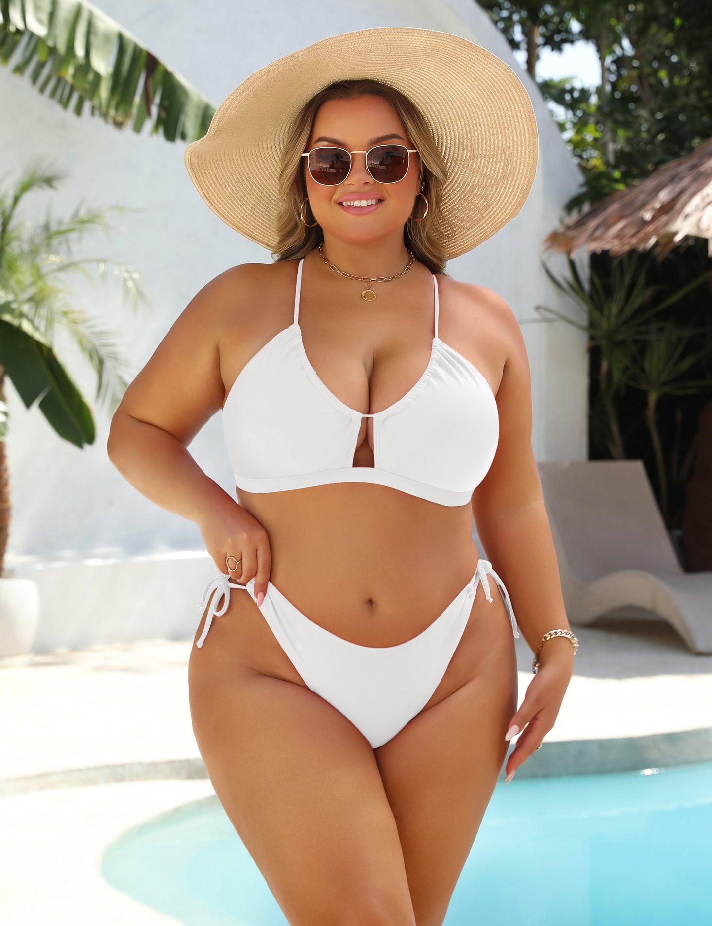 Conjunto Bikini Mujer Reductor Tejido Fresco Ajustado