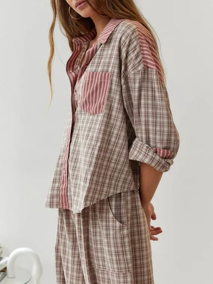 Pijama Mujer de Dos Piezas Suave y Elástico