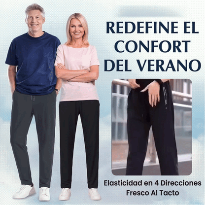 Pantalón casual unisex suave y flexible corte elegante