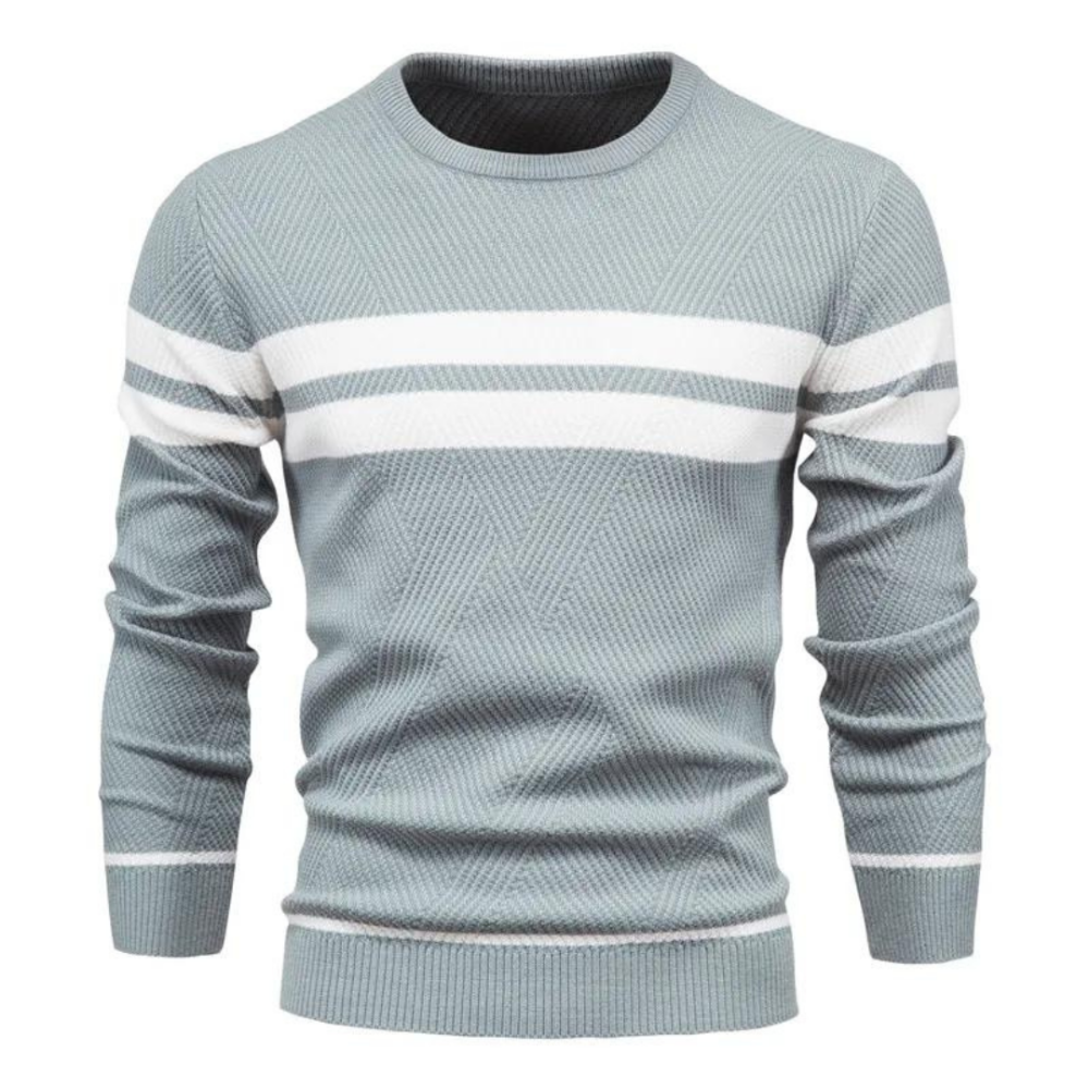 Jersey Hombre Trenzado Calido Ajuste Moderno Diario