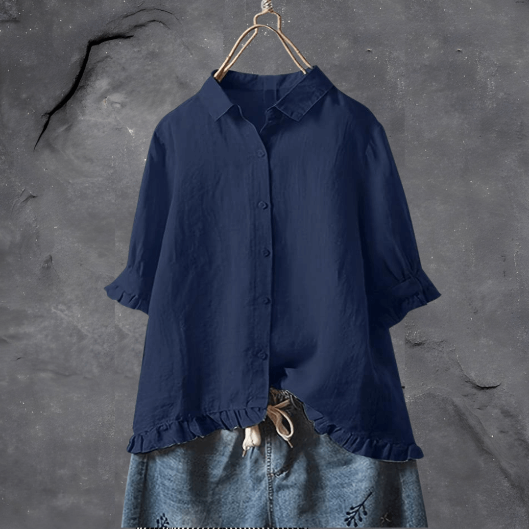 Camisa Hombre Algodón Transpirable Manga Larga Clásica - Mavetta
