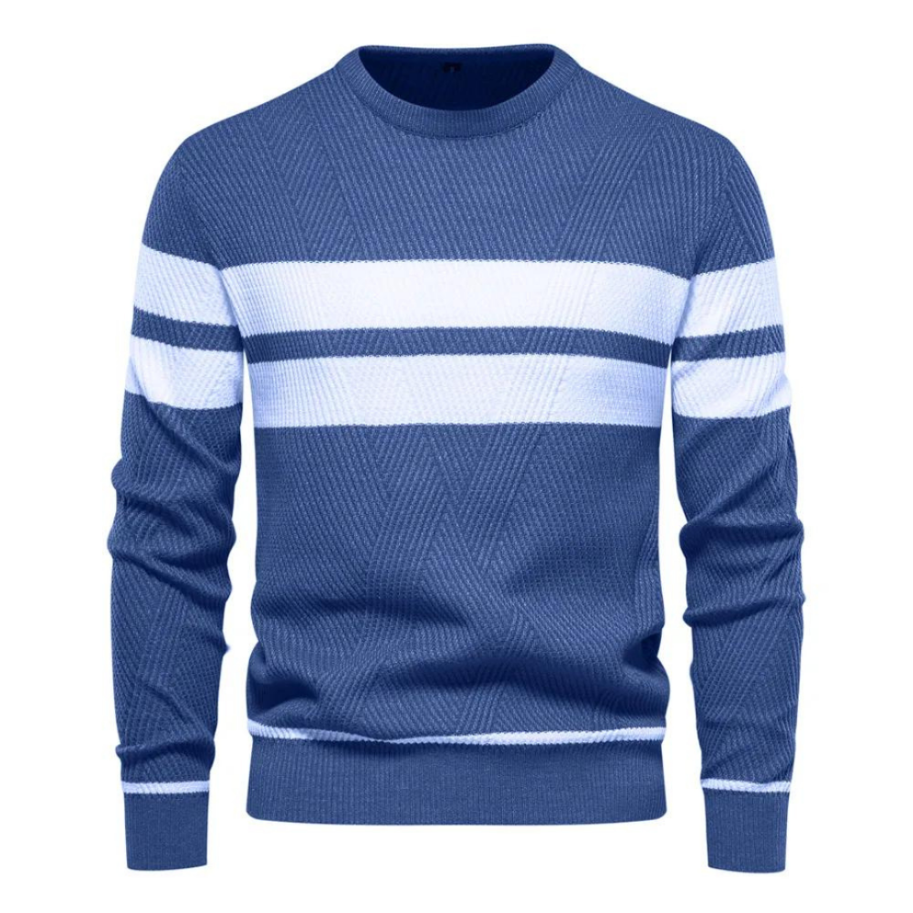 Jersey Hombre Trenzado Calido Ajuste Moderno Diario