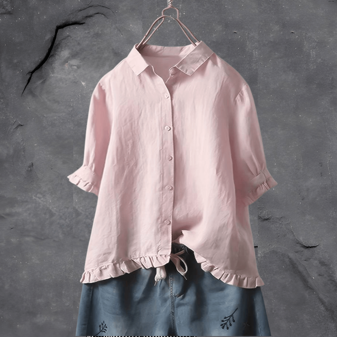 Camisa Hombre Algodón Transpirable Manga Larga Clásica