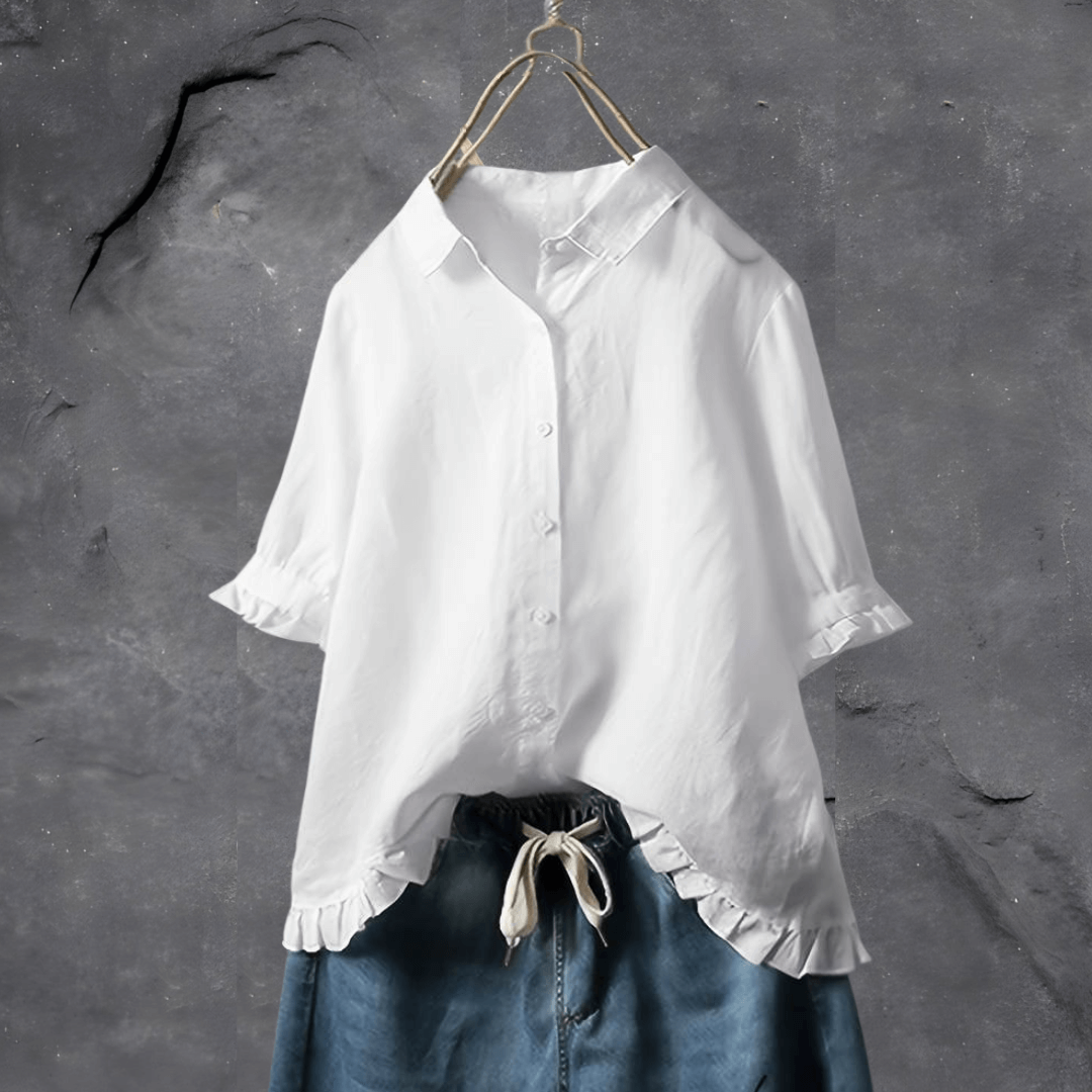 Camisa Hombre Algodón Transpirable Manga Larga Clásica
