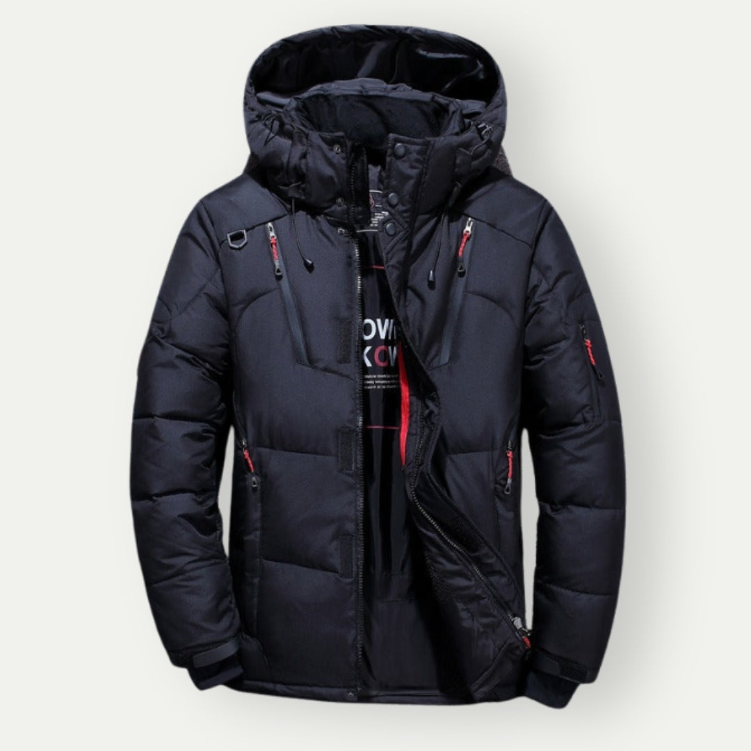 Chaqueta Invierno Hombre Aislante con Capucha