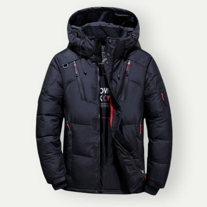 Chaqueta Invierno Hombre Aislante con Capucha