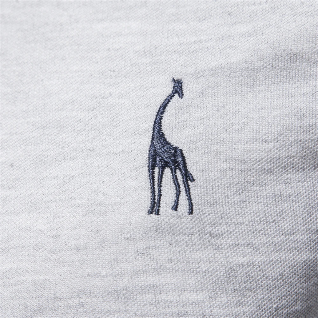 Polo Hombre Manga Larga Algodón Ajuste Regular