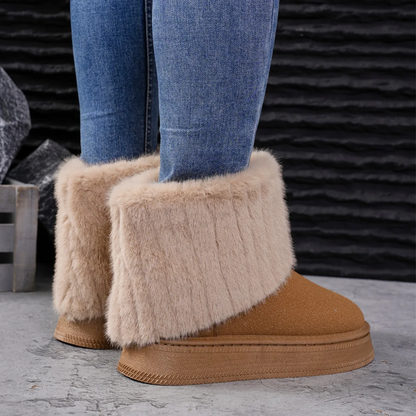 Botas Mujer Invierno Forradas Calidas Ajuste Confortable
