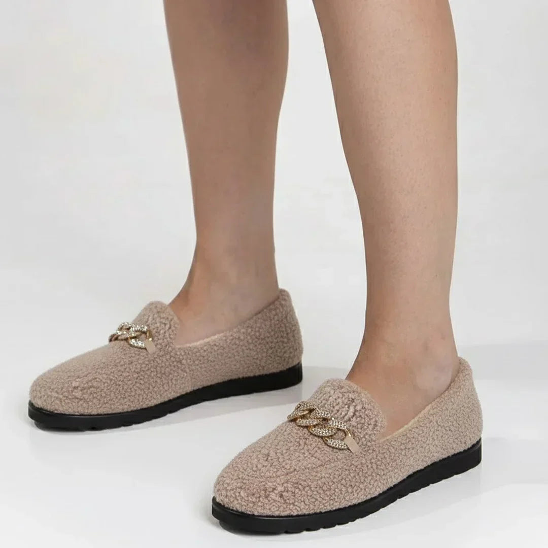 Pantuflas mujer interior cálidas suela cómoda estilo elegante