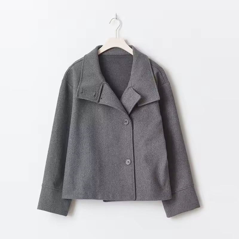 Chaqueta Corta Mujer Botones Diseño Sofisticado
