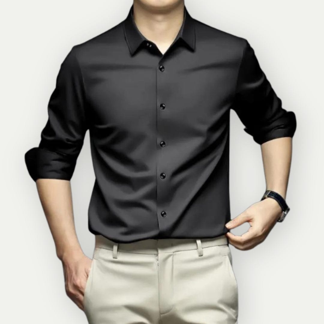 Camisa vestir Hombre sin arrugas sin plancha ajuste clásico