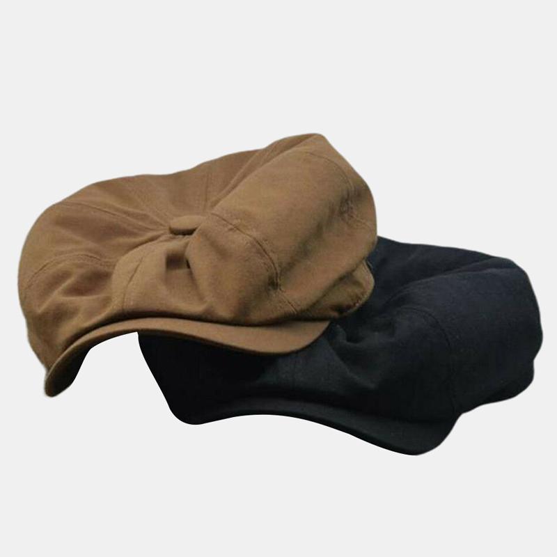 Boina Hombre Estilo Retro Flatcap Ajuste Clásico