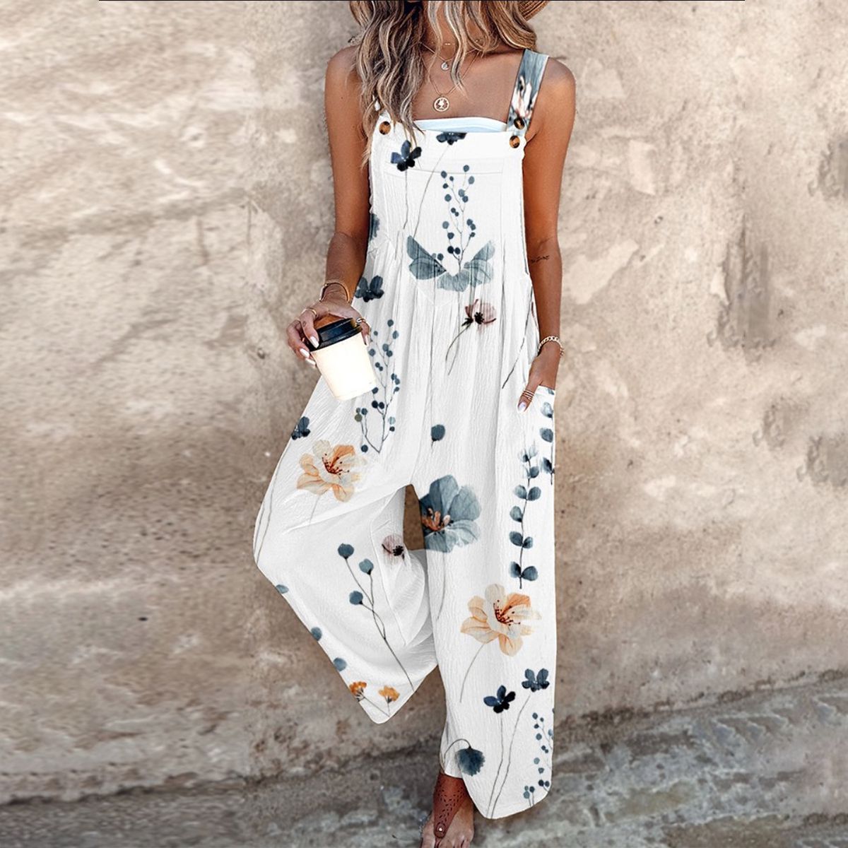 Peto Mujer Estampado Comodo Ajuste Relax