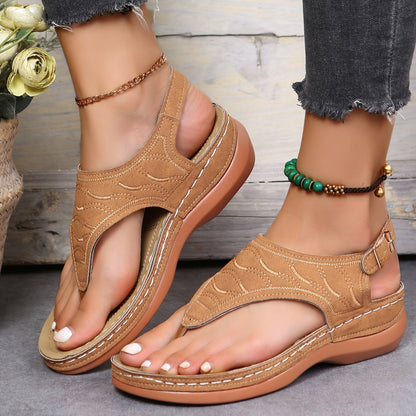 Sandalias Mujer Cuña Comodas Ajuste Elegante Verano