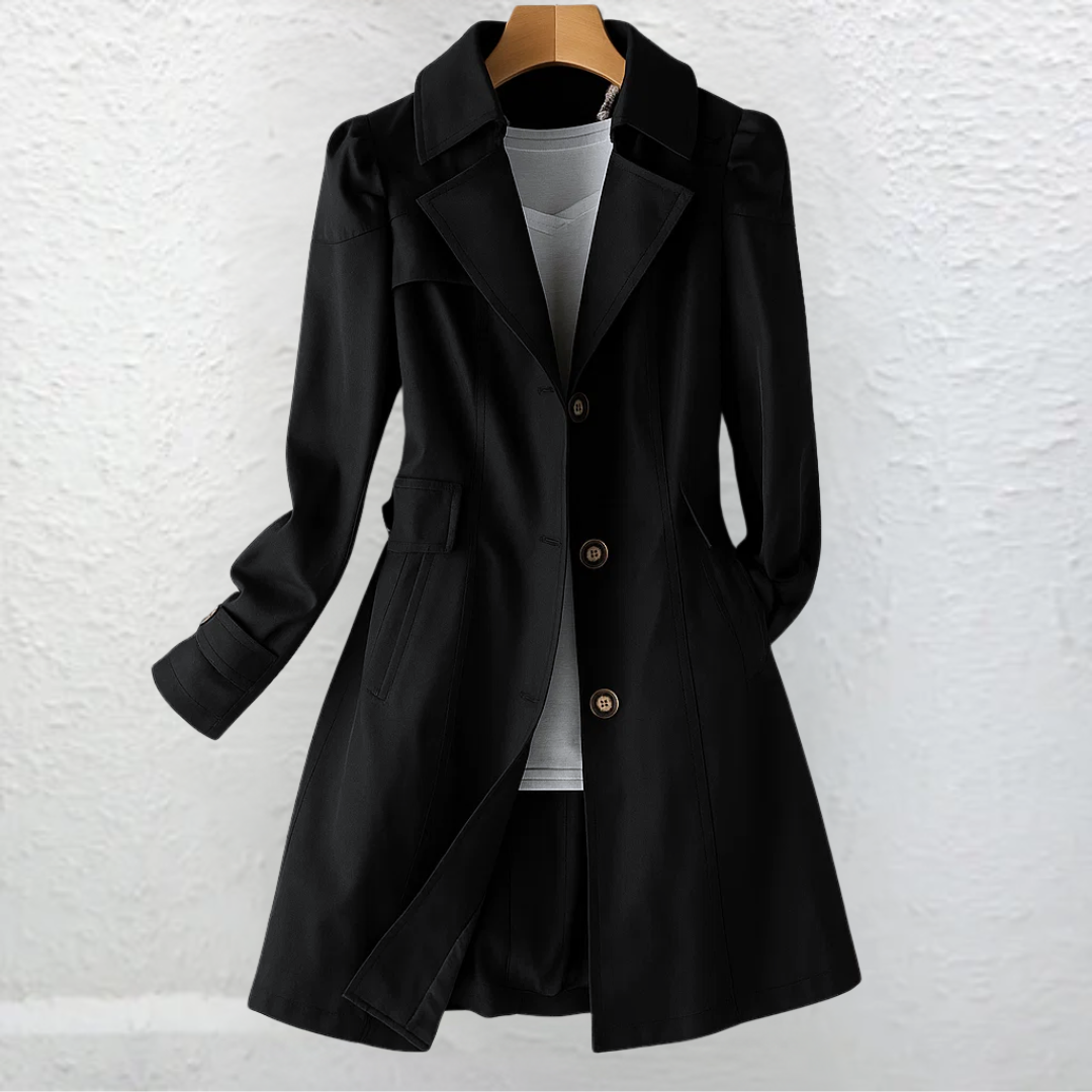 Abrigo Trench Mujer Ligero Vintage Versátil