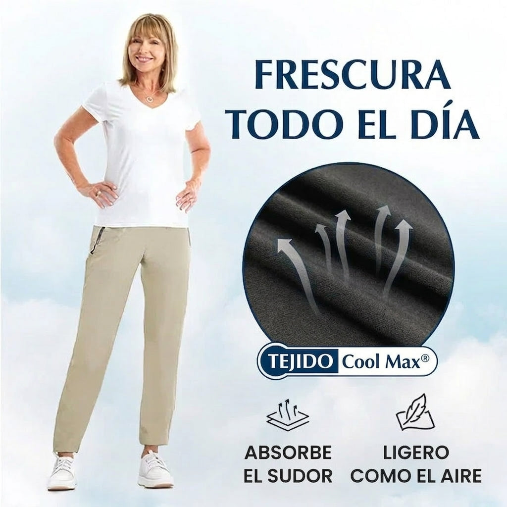 Pantalón casual unisex suave y flexible corte elegante