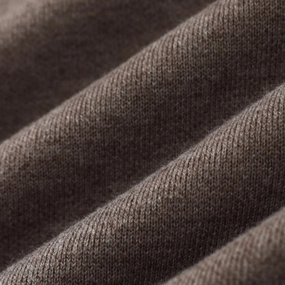 Suéter Hombre Lana Merino Media Cremallera Cuello Semi Alto