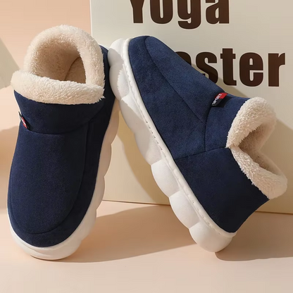 Pantuflas mujer con forro de algodón y suela suave