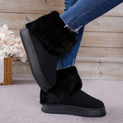 Botas Mujer Invierno Forradas Calidas Ajuste Confortable